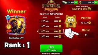 Powerslam Championship Rank 1  All Matches Without Editing Pro 8 ball pool