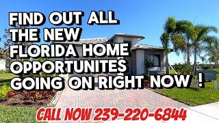  Florida Dream Homes FOR SALE!  New Construction in Florida  CALL NOW – LIMITED AVAILABILITY! 