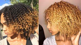 I BLEACHED MY NATURAL HAIR BLONDE??? | MY COLOR TRANSFORMATION