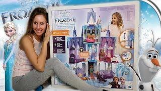 Frozen 2 Schloss Arendelle  Riesiger Prinzessinnen Palast  Puppenhaus Tutorial Unboxing deutsch