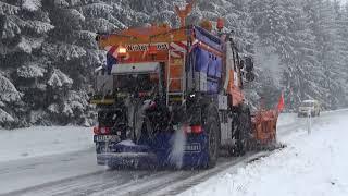 Wie eine Straßenmeisterei bei Schneechaos auf den Straßen arbeitet