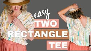 Easy Crochet Tee Video Tutorial