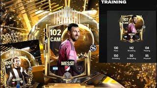 FC24 #fifamobile 437: Packed CAM 102 Messi  Ranked up to 107 and trained to 30 