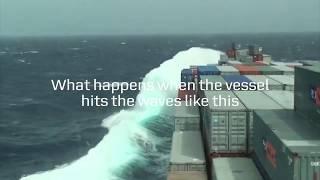 Skagen Maersk survives huge waves at the Indian Ocean | Maersk