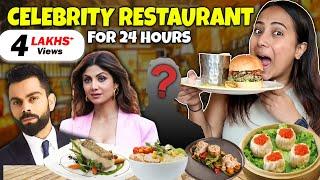 Eating at every Celebrity Restaurants for 24 Hours