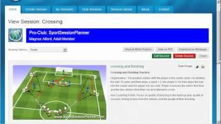 Sharing Sessions in SportSessionPlanner