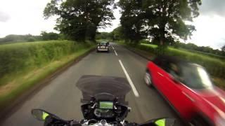 Advanced Biker has a run in Front Unedited footage.