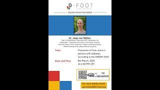 Education Series 15 Prevention of foot ulcers in persons with diabetes, according to the IWGDF 2023
