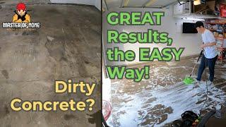 DEEP Cleaning Your Concrete Garage Floor, The EASY Way!