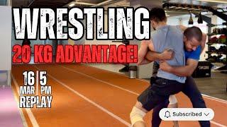 Wrestling a 20 KG Heavier Opponent | takedown techniques