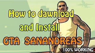 How to dawnoload and install Gta sanandreas to pc || 100% working | Sl Janidu Tech ||