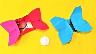 Beautiful PAPER BOX Butterfly/butterfly origami/Easy Paper Crafts 777