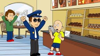 caillou gets arrested at chuck e cheeses! caillou adventures S1 E02