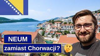 Neum, Bośnia i Hercegowina. Miasteczka położone nad morzem Adriatyckim!