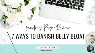 Freebie Landing Page Review: 7 Ways To Banish Bloat