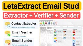 let's extract email extractor | Free email Marketing tool |  bulk email sender | bulk email