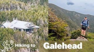 Hiking to Galehead in the White Mountains of New Hampshire