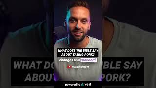 What does the Bible say about eating pork? #jesus #bible #holyspirit #christianity #god