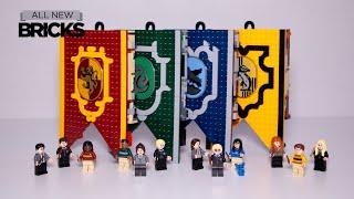 Lego Harry Potter House Banners Compilation Speed Build