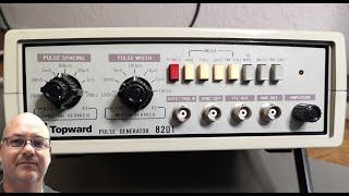 Topward 8201 Pulse Generator 100nS to 1Sec 1989 test teardown