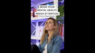 ️ Signs Your Mental Health Needs Attention  Dr. Julie #shorts