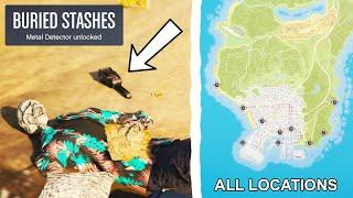 How to Find the NEW BURIED STASHES in GTA Online (All Map Locations)