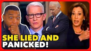 Kamala Harris FALLS APART Defending Joe Biden On CNN, Her LIES Debunked!