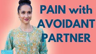 Pain Experienced with Avoidant Partners