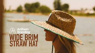 *Wide Brim Straw Hat*: Anthem Branding's Customized Sun Gear for Your Brand