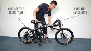 Drive Shimano 7 Speed Gears Foldable Bicycle | Folding Tutorial