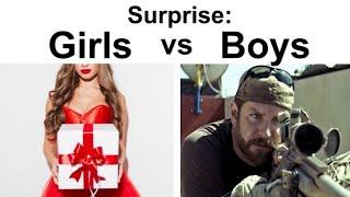 BOYS VS GIRLS MEMES MILITARY V5