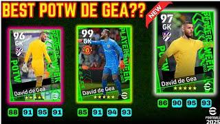 BEST POTW DAVID DE GEA In Efootball..? | New De Gea Potw Efootball 25 | Efootball 2025 Mobile