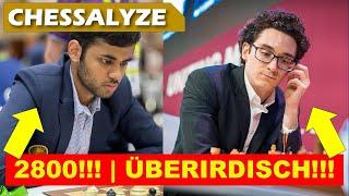 WILLKOMMEN IM 2800er CLUB, ARJUN! EIN MEISTERWERK ON TOP! | Caruana vs Shankland US Chess Champs