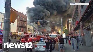 FDNY: Dunkin', other businesses damaged by massive fire in Melrose | News 12