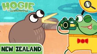 Learn About NEW ZEALAND!  Hogie the Globehopper Full Episodes  Geography for Kids