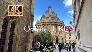 [4K Walking Tour] Autumn in Oxford City Centre