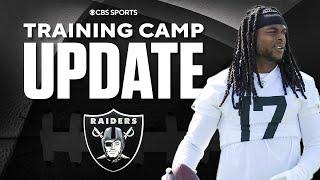 Raiders Training Camp Update: Davante Adams 'locked in', who will be QB1? | CBS Sports