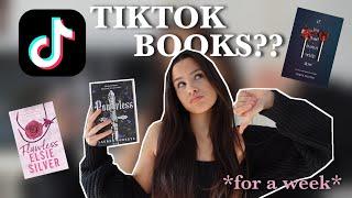 reading viral Tik Tok books  -  are they worth the hype?‍️  *spoiler free reading vlog*