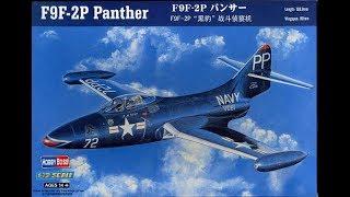 Hobby Boss 1/72 scale F9F-2 Panther Build-log and Reveal