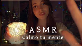 ASMR | Calmo tu mente antes de dormir ️ Con poca luz