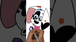 #shorts How to draw a Dalmatian dog Davinci from the cartoon Dalmatian Street 101, drawings for kids