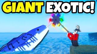 I CAUGHT The NEW SSG SECRET EXOTIC In FISCH Roblox!