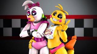 Glamrock Chica vs Toy Chica! (FNaF Security Breach animation)