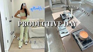 PRODUCTIVE DAY IN MY LIFE: Morning Routine, Bible, Updates, Workout, & Revolve Event