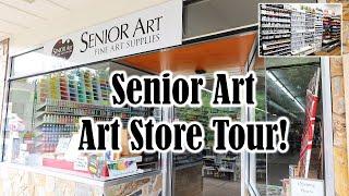 Art Store Tour: Senior Art! A Detailed Walk Through the Shop, and Art Supplies Haul.