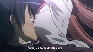 Animes Ecchi || Cuando sientes los pecho de tu waifu