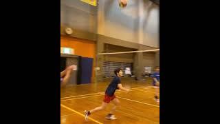 volleyball training Spike