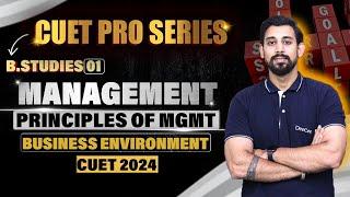 CUET PRO | Day 3 Business Studies  | Business Studies Chapter 1,2 and 3 | Must Watch