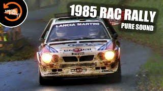 Group B Rally Pure Sound! 1985 RAC Rally Incl. Unseen Footage!