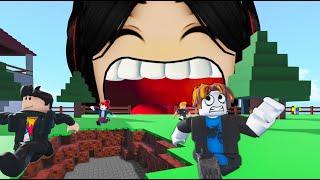 Me convierto en GIGANTE y me como TODO ROBLOX  | paolazgames